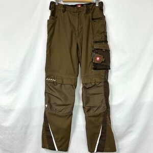 ENGELBERT STRAUSS Work Utility Cargo Pants Pockets Gorpcore Brown Kids 13/14